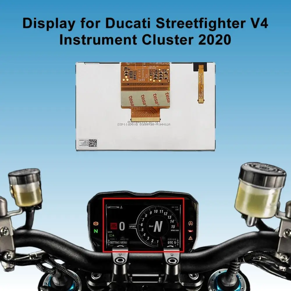 

Замена ЖК-дисплея для приборной панели Ducati Panigale V4 / Streetfighter V4