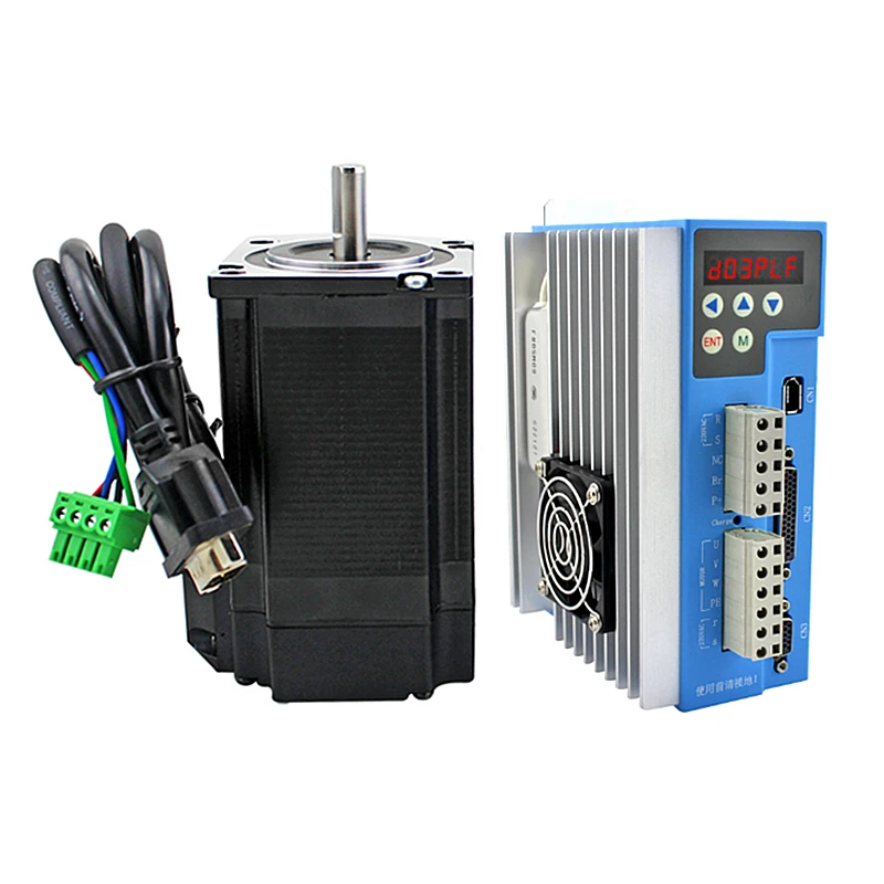 3 Phase Nema42 Nema34 20Nm Closed-loop Stepper Servo Motor Driver for DIY Machine Includes The LCDA2260H and An 86mm Motor.