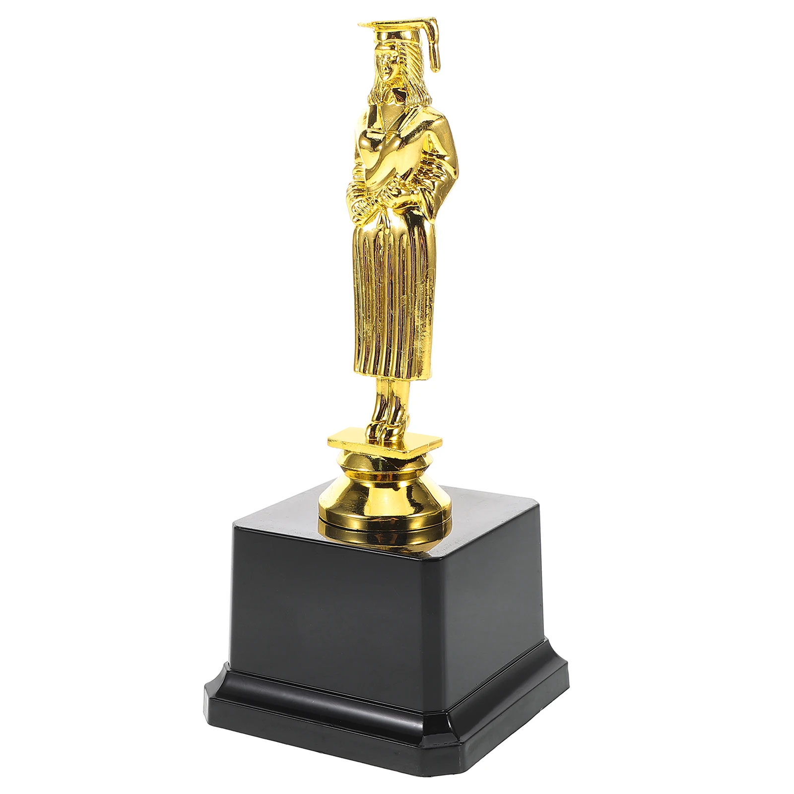 

1 Plastic Phd Graduate Trophy for Women - Funny Academic Achievement Award Small Graduation Keepsake Desk Decor for School
