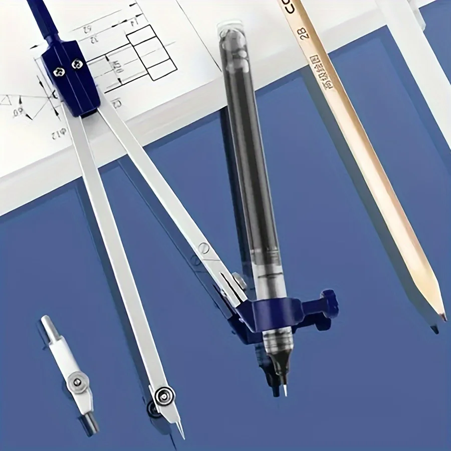 15pcs drawing tools, geometry and engineering kits, drawing and construction tools, etc.