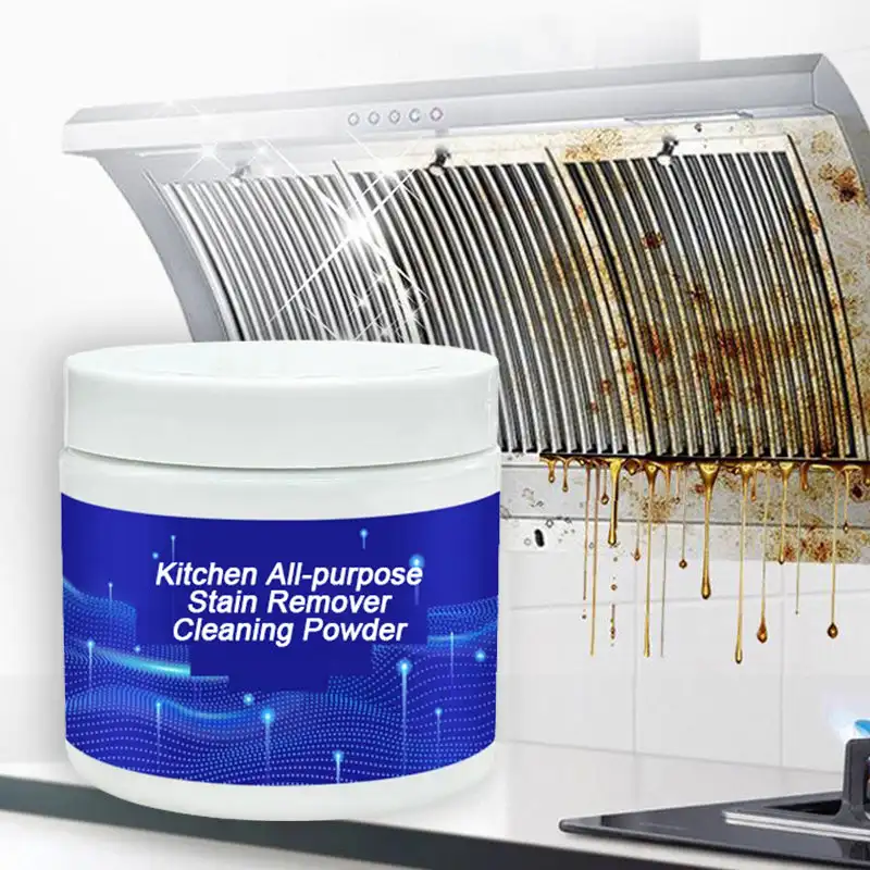 Kitchen All Purpose Stain Remover Cleaning Powder Powerful Powder Cleaner for Oil Grease Cleaner Remover