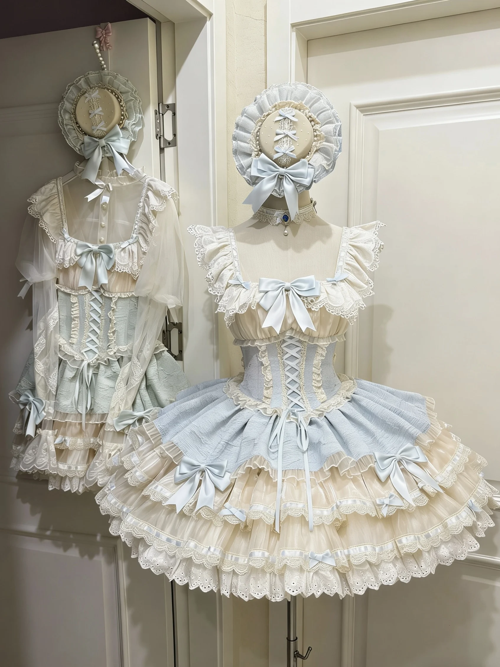 Original Ballet Style Lolita Dress JSK Princess Skirt Lightweight Four Seasons Universal Female Fashion Doll Costume in Stock