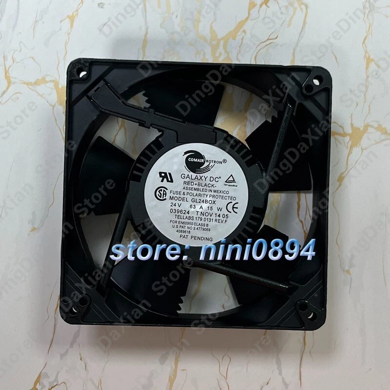 

D+FOR COMAIR GL24BOX 12738 DC24V 0.63A 15W 127*127*38MM Inverter Cooling Fan 1PCS