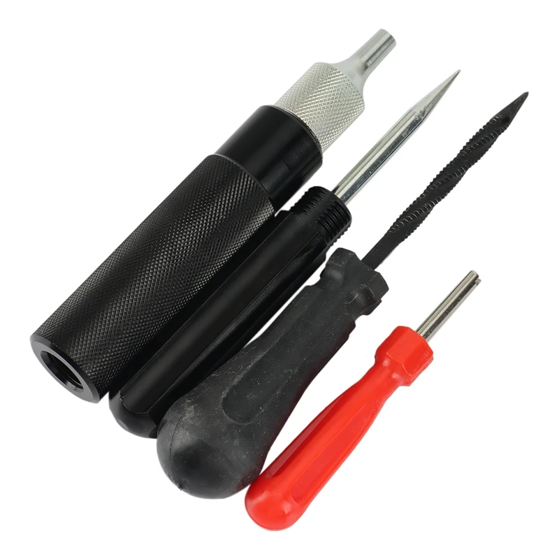 Car And Motorcycle Tire Repair Plug Tool Set Tire Wheel Repair Kit Mushroom Plug Probe Nozzle