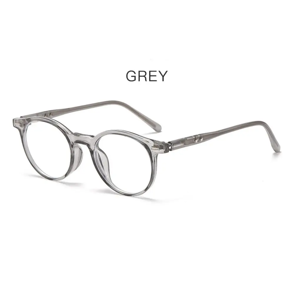 Retro Classic Women Anti Blue Light Eyewear Round Ultra Light Clear Lens Glasses Eye Protection Durable