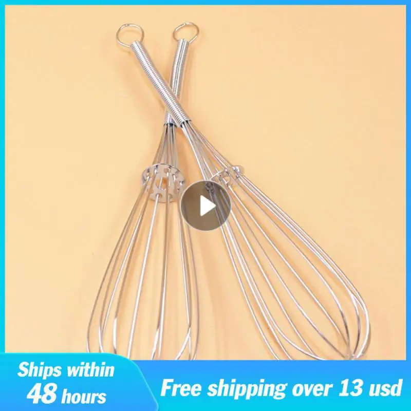 Hand-operated Efficiently Whisk Easy-to-use Egg Beater Comfortable Grip High-quality Manual Achieve Smooth And Fluffy Results