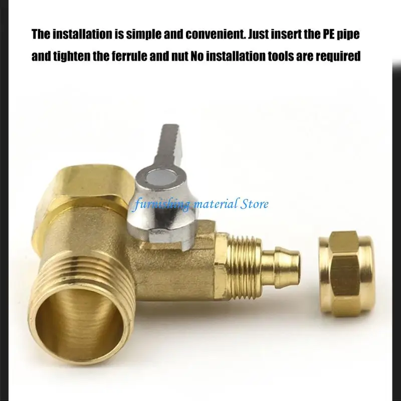 

Y5GD Universal 3/4inch Plumbing Valves Precise Water Pressure Control for Plumbing Use