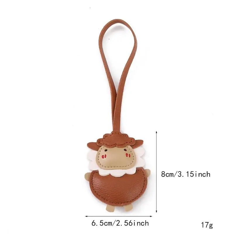 Gothic-Punk-Ziegen-Schlüsselanhänger, Niedlicher Schaf-Tieranhänger, Leichter Schlüsselringhalter für Handtaschendekoration und Partygeschenke – Detail 6