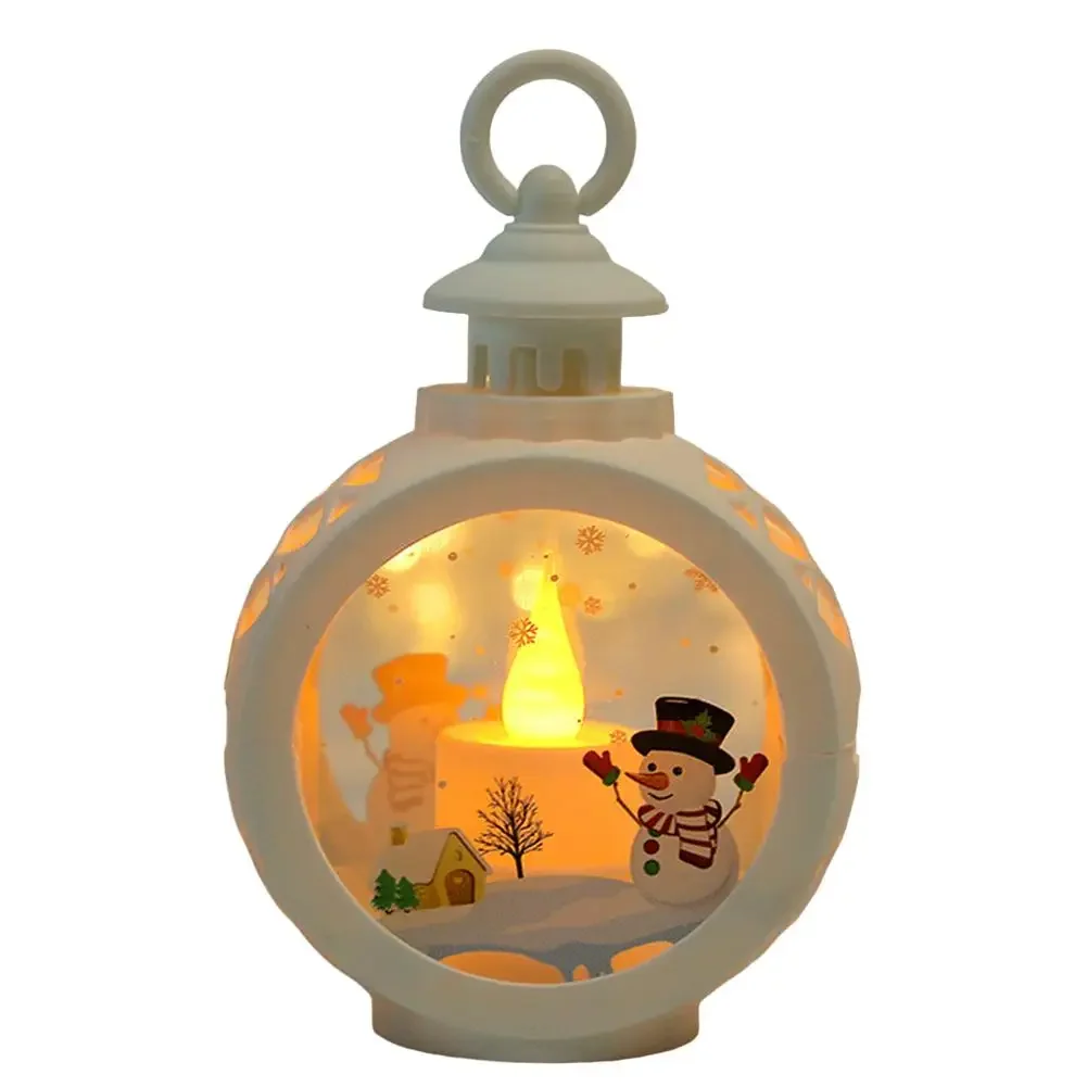 Lighted Christmas Snow Globe Lantern Battery Operated LED Night Light With Hook Christmas Tree Ornaments Gif T Ideas