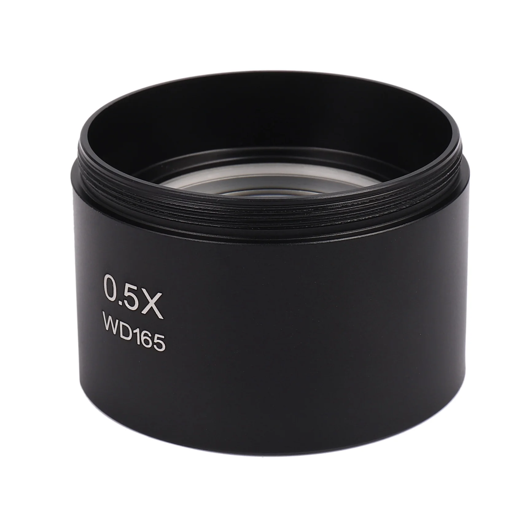 ABIY-Wd165 0,5X Microscópio Estéreo Lente de Objetivo Auxiliar Lente Barlow com 1-7/8 Polegada (M48Mm) Rosca de Montagem