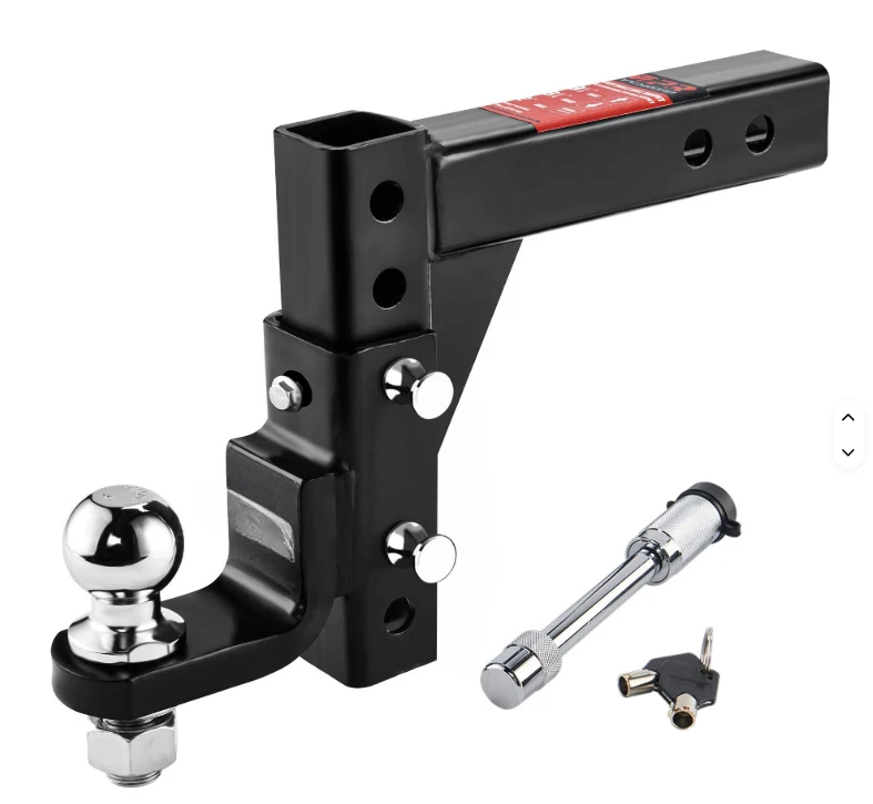 7500 lbs Heavy Duty Truck Hitch, Adjustable Trailer Hitch Ball 2inch Towing Receiver Ball