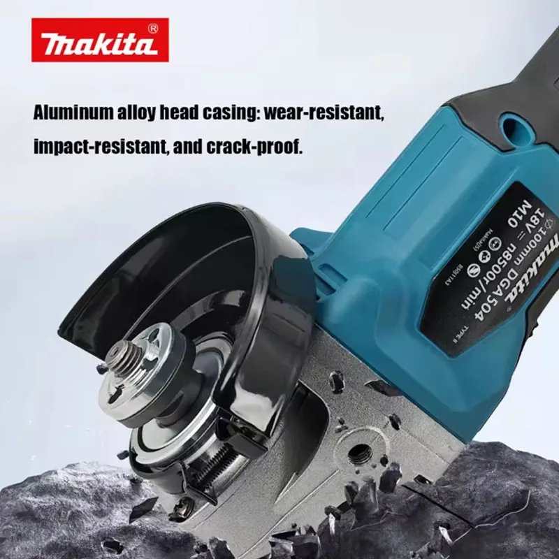 Makita DGA504 18V Brushless Angle Grinder 125mm High-Power Rechargeable Lithium Cutting Polishing Machine