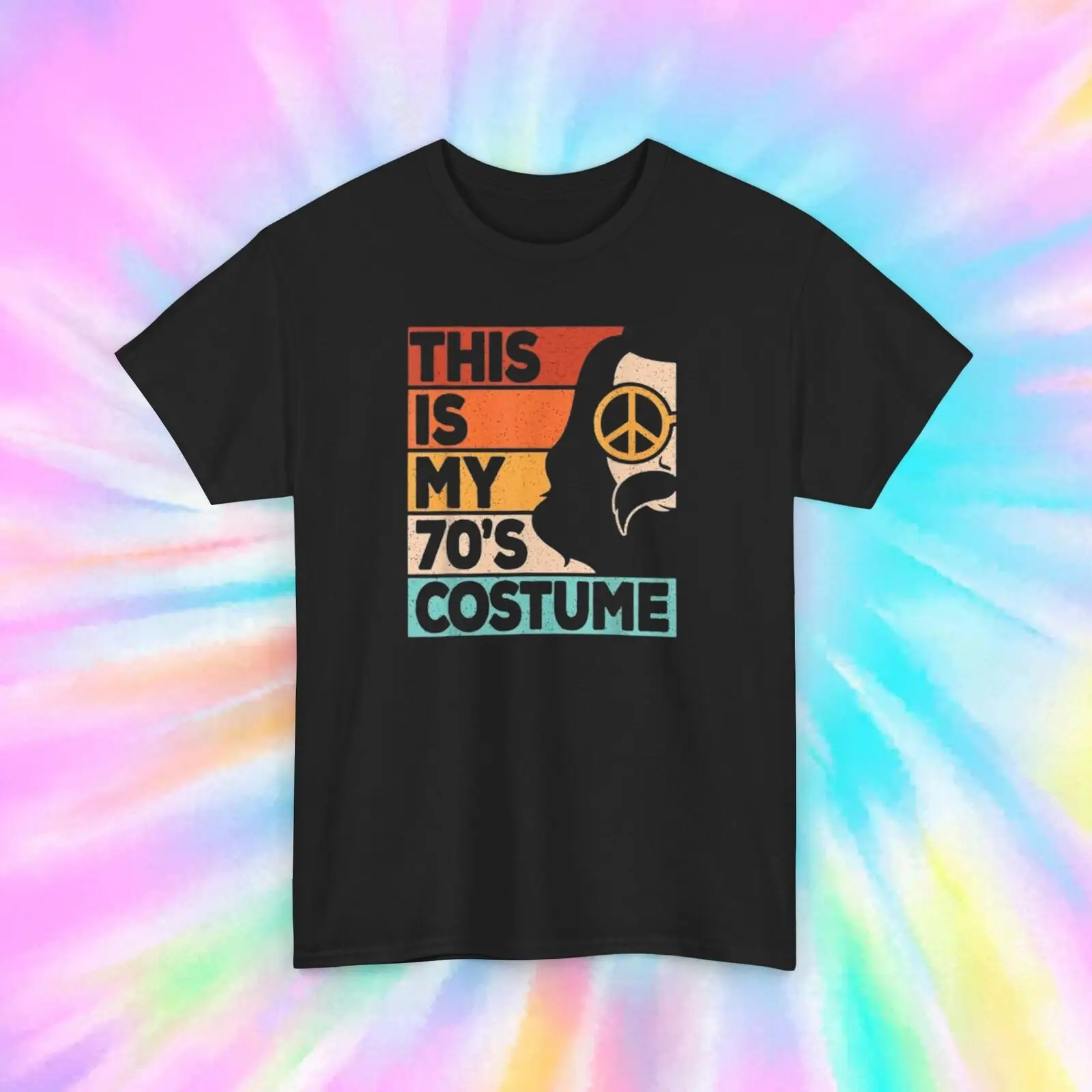 

This Is My 70's Costume Shirt | Funny Hippie Groovy Peace Love | S-5XL