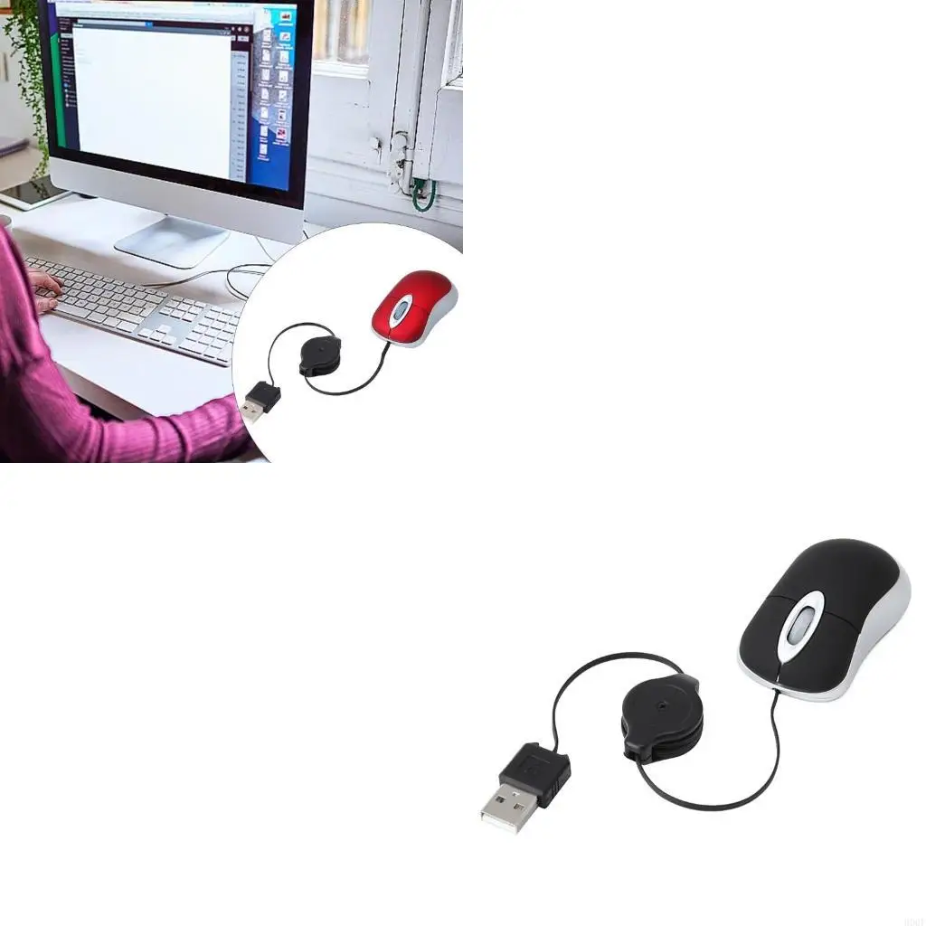 900F Mäuse für Notebook-Computer Desktop 3 Tasten 1000DPI Kindermäuse