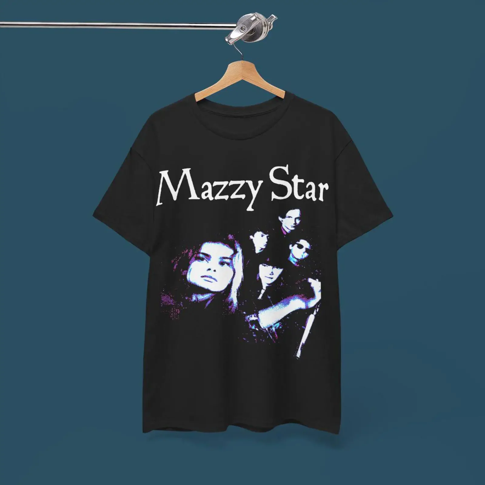 Mazzy Star Band T Shirt Shoegaze Indie Music Bjork Tori Amos vintage Washed streetwear designer clothes Top For Everyday Wear