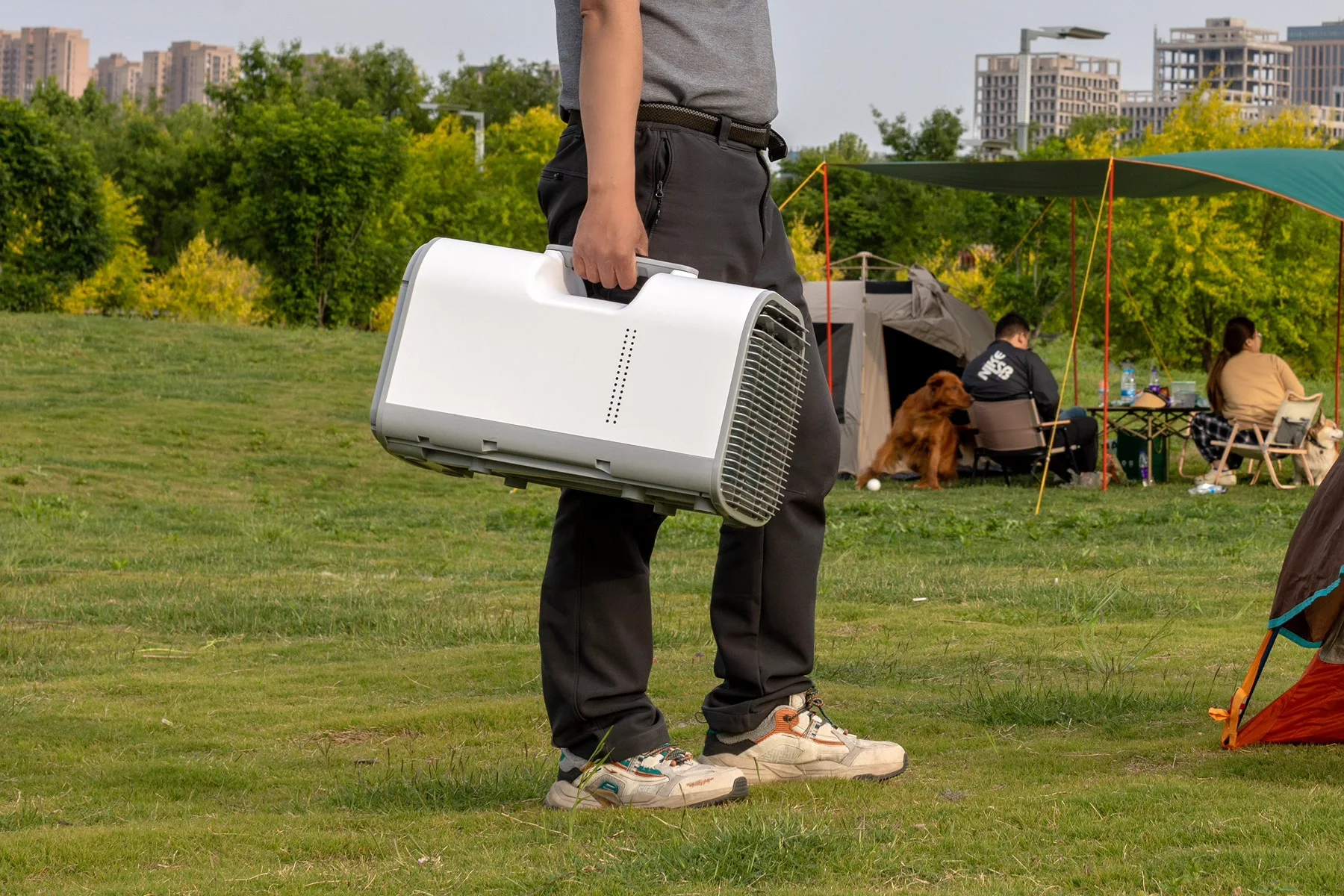 

Портативный мобильный кондиционер 4200 БТЕ, 3 режима скорости ветра, 110 В, 220 В, кондиционер для кемпинга на открытом воздухе