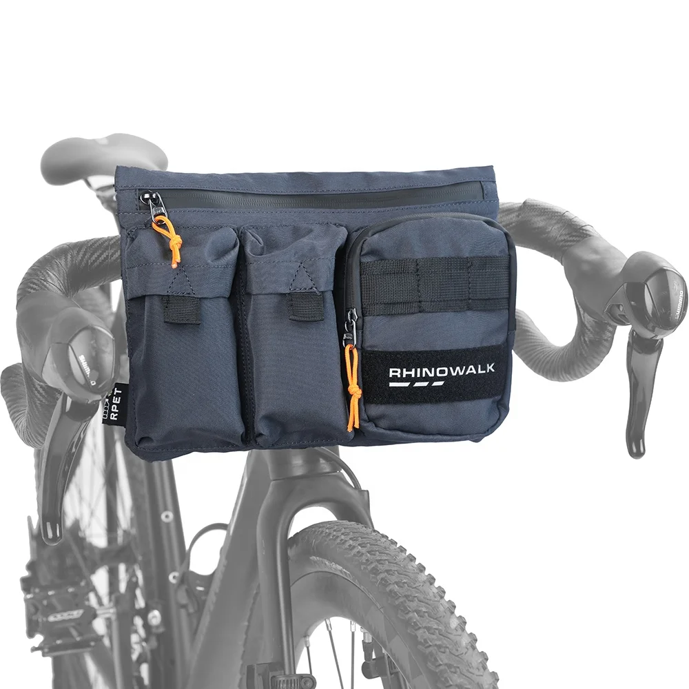 

Rhinowalk RPET Material Bicycle Handlebar Front Pouch Urban Cycling Bike Commuters Bag & Box