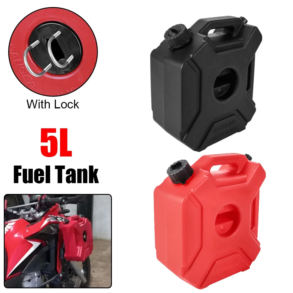 

NEW STYLE Thicken 5L Portable Plastic Cans Gas Fuel Tank Emergency Backup Motorcycle Accessories Petrol Diesel Storage Gas Tank