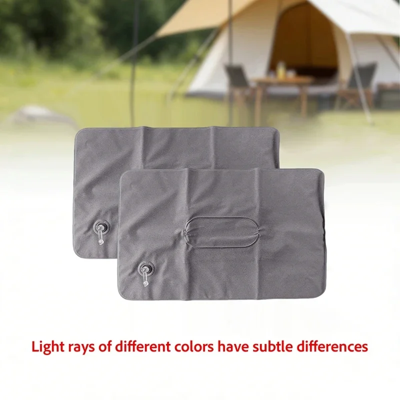 2Pcs Inflatable Travel Pillows, Ultra Light Portable Camping Air Pillow for Airplane Car Office Hiking Backpacking image 6