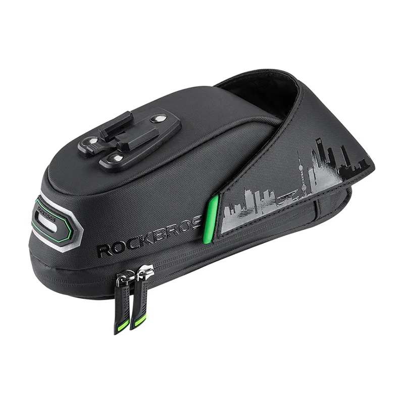 AliExpress ROCKBROS Rainproof Bicycle Bag Shockproof Bike Saddle Bag Rear Large Capacity Seatpost MTB Road Bike Bag Bike Accessories