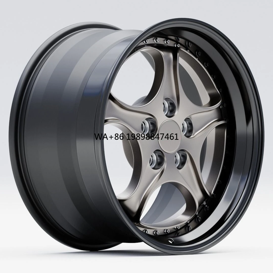 

Custom Forged Aluminum Alloy Two-piece Five-spoke Passenger Car Wheels for Lotus Alfa-Romeo