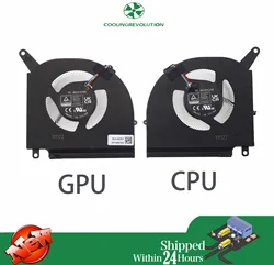 Laptop CPU GPU Cooling Fan DC12V 0.6A 4-Pin for Gigabyte Aorus 15X ASF X5PASF RTX 4070