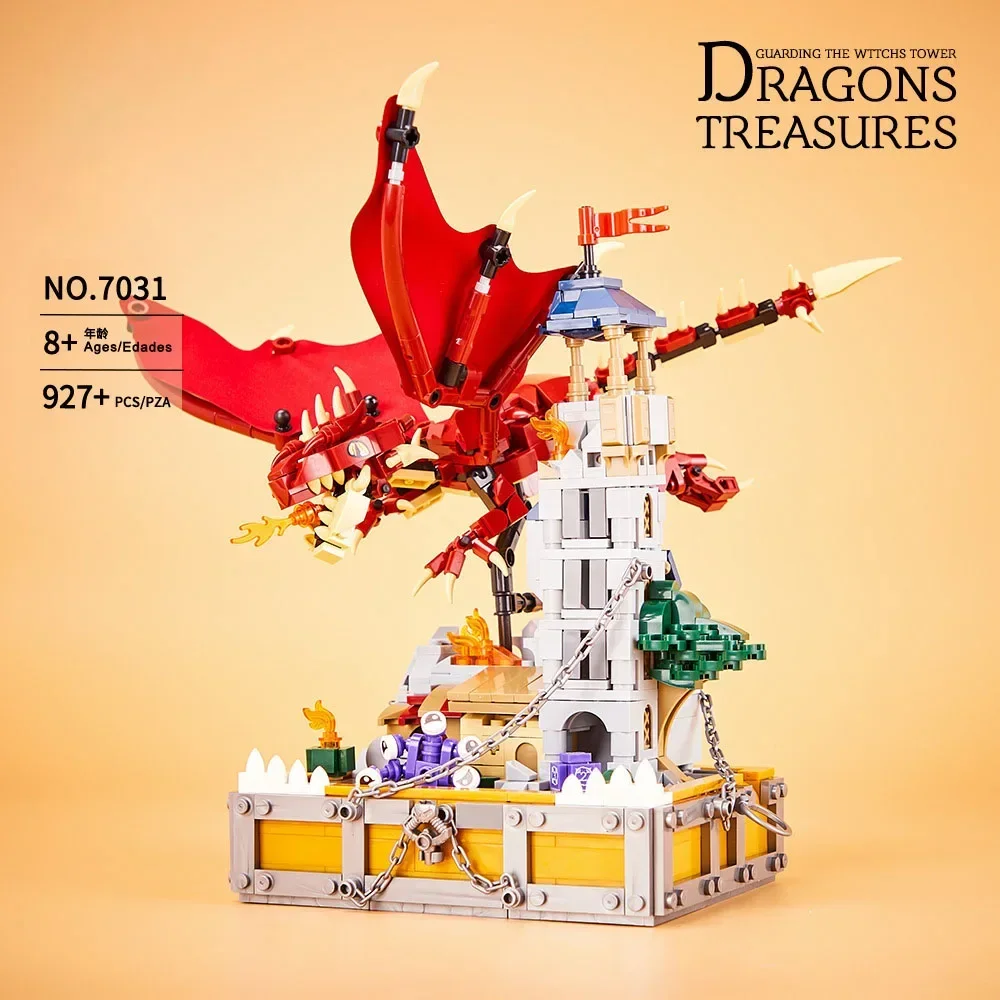 

Dungeons and Dragons Series Building Blocks Set,Guard the Witch's Tower, that Recreate the Classic Magical Otherworlds Model Toy