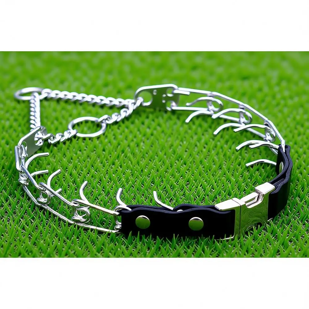 

Prong Collar or Dog Training Adjustable Length & Quick Release Buckle for Small/Medium Dogs (13-19)