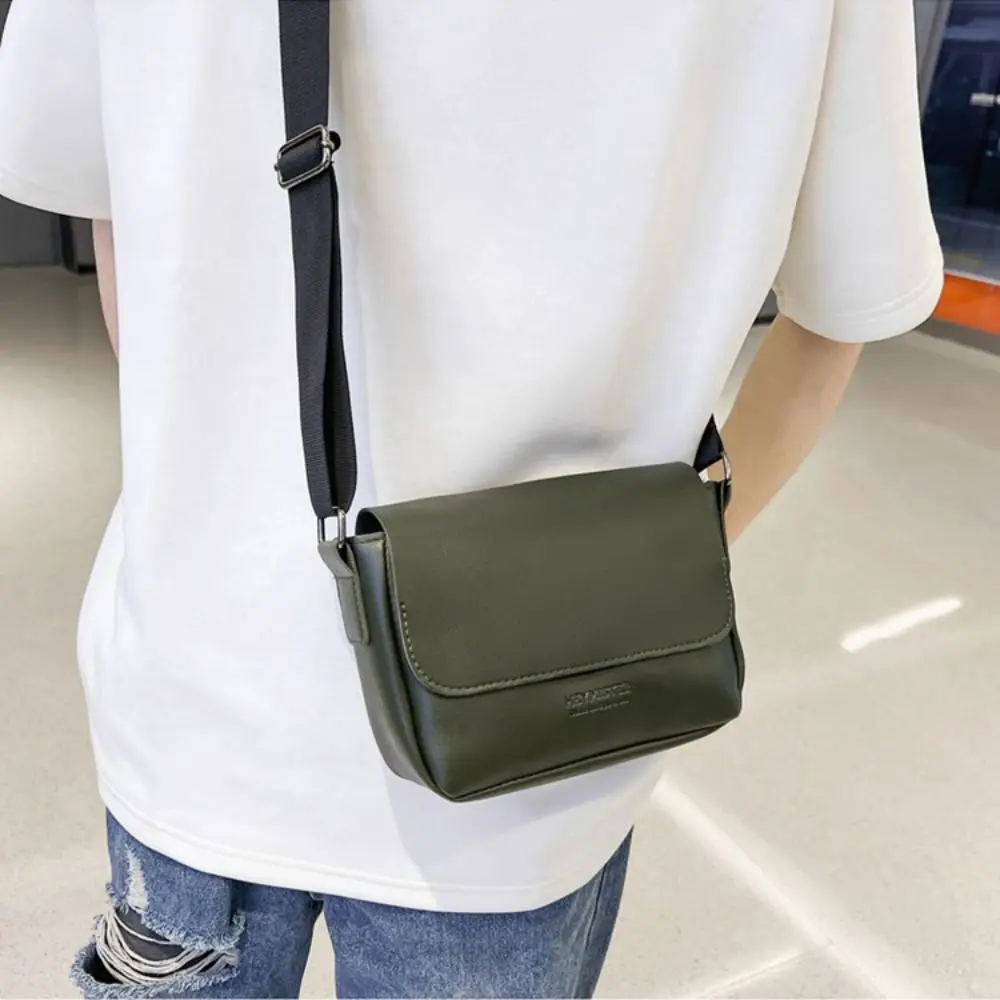 

Casual Square Men Crossbody Bag Rectangular Couple Style Women Messenger Bag Retro Multifunctional Shoulder Bag Outdoor