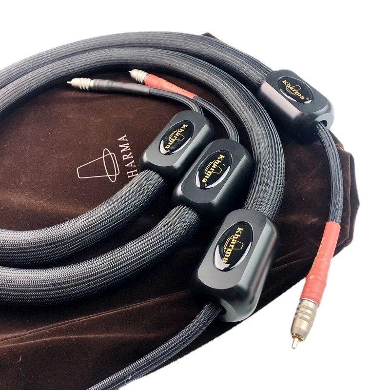 Hifi audioSupreme Reference Kharma KIC-SR-1B RCA Interconnect cable rca audiophile cable