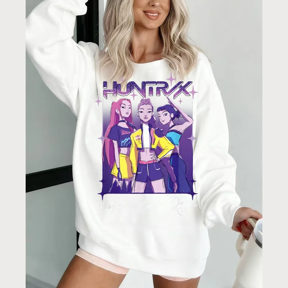 Nuovo Kpop Devil Hunter Pullover Abbigliamento per bambini Abbigliamento da donna Moda Ragazzi Vestiti Primavera Autunno Felpa Top