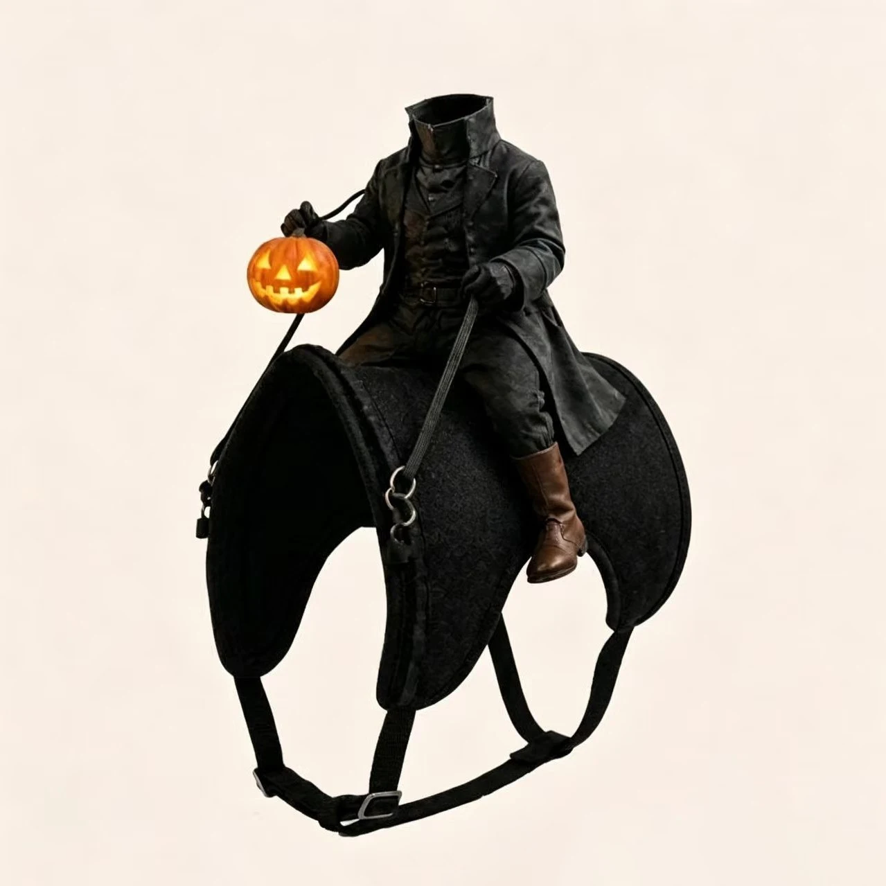 Halloween Kopfloses Ritter-Haustier-Reiter-Kostüm – Detail 7