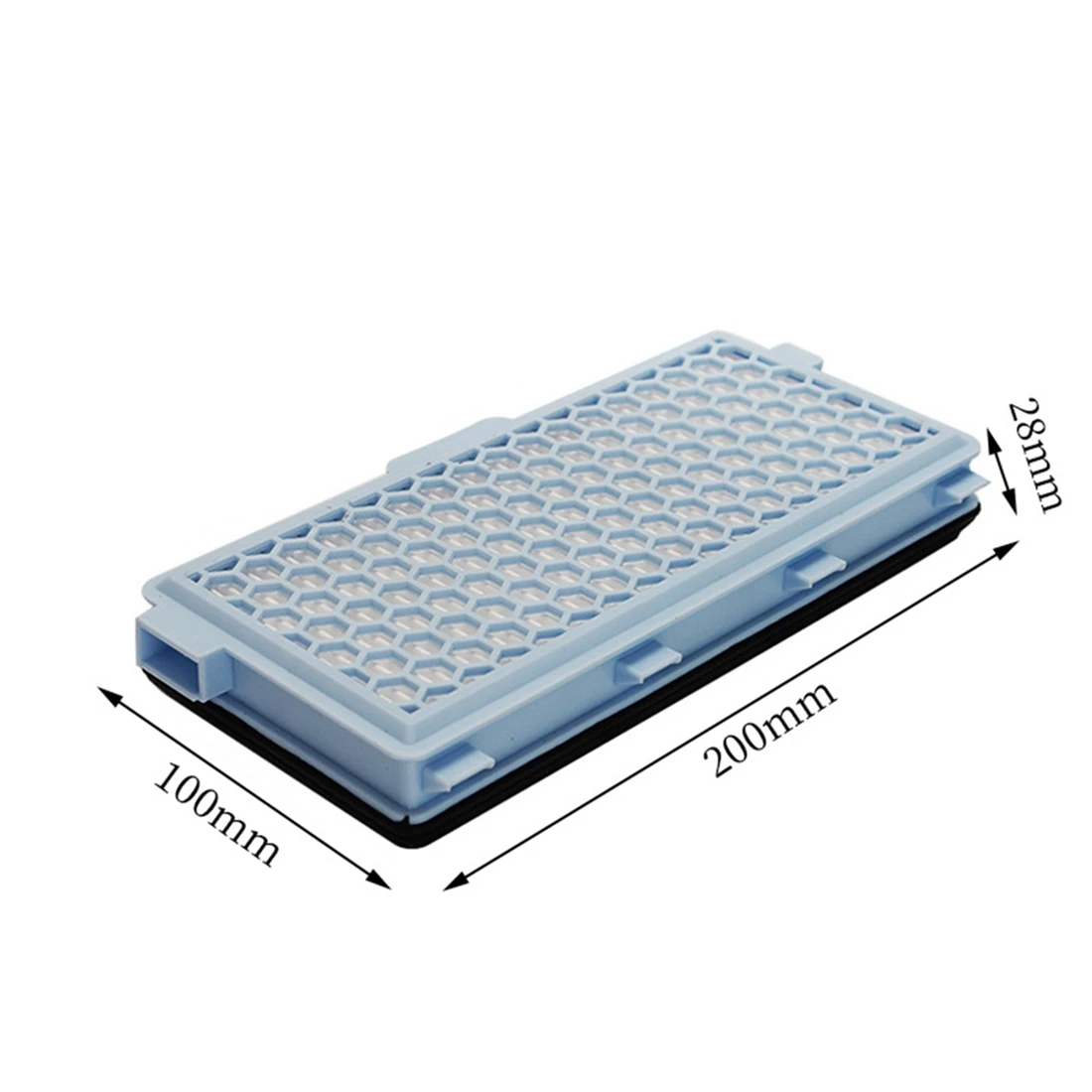 2 Pcs HEPA Filter for Miele S4/S5/S6/S8/S8000/S8999/S6000/S4000/S4999/Complete C2/Compact C1/SF-HA 50 Vacuum Cleaner