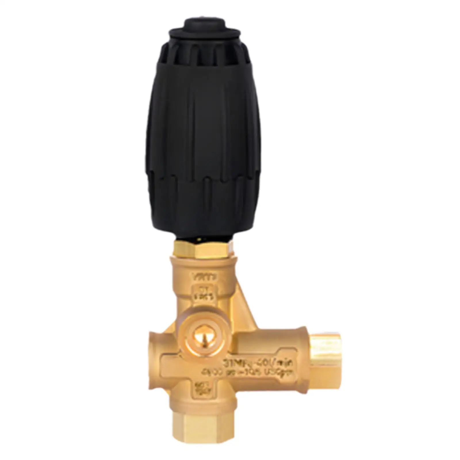 

Unloader Valve 40L/Min Brass Heat Resistant 4500 PSI Pressure Relief for Pressure Washer Regulating Valve Professional Sturdy