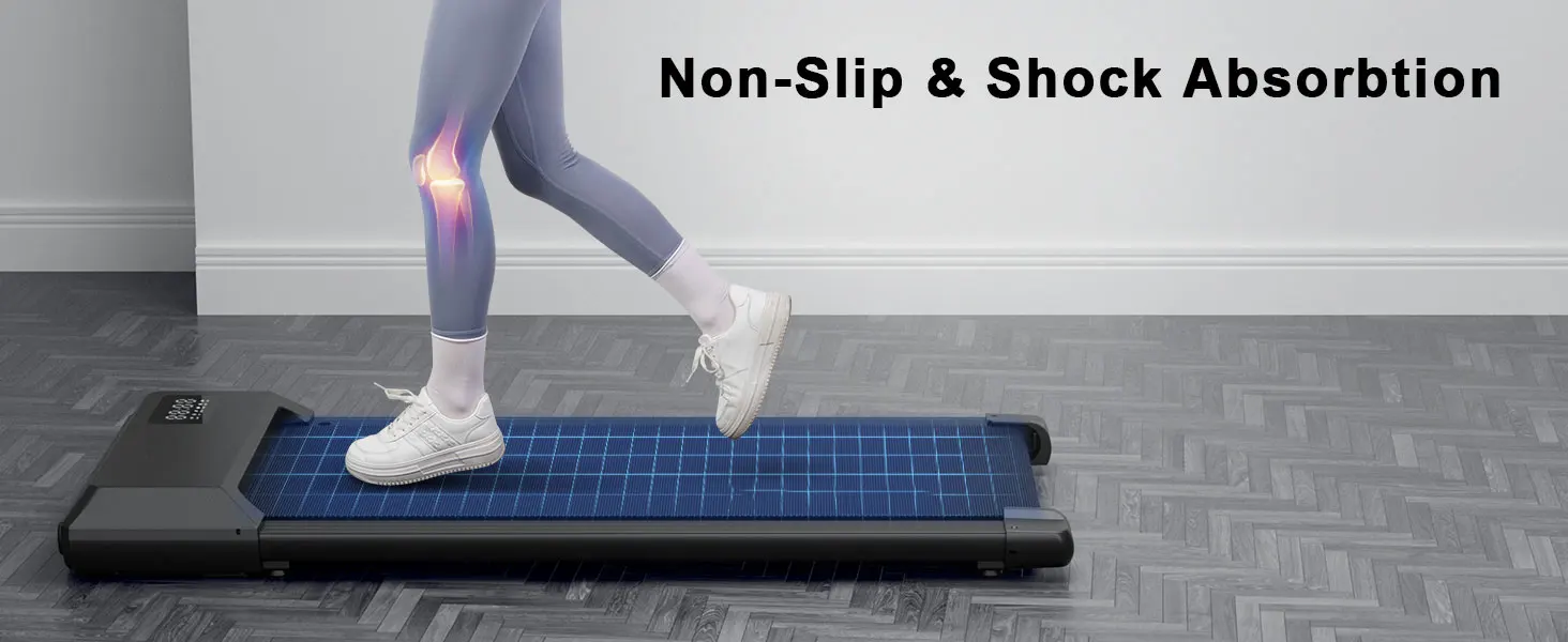 Superun Walking Pad Laufband, 2,2 PS Laufband für zu Hause, 2-in-1 tragbares Laufband unter dem Schreibtisch – Detail 5