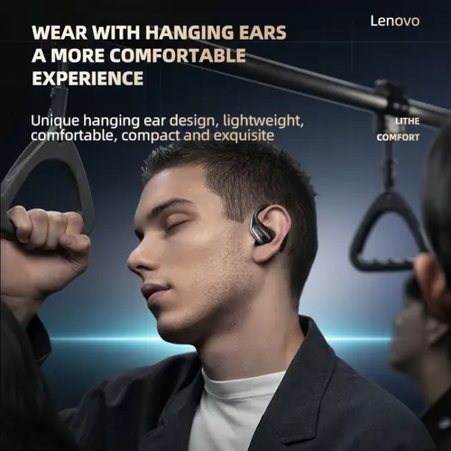 Imagen 2 del producto Auriculares inalámbricos Bluetooth Lenovo EA305 tipo C auriculares de alta calidad de sonido 360 °   Auriculares con efecto de sonido panorámico Auriculares IPX5