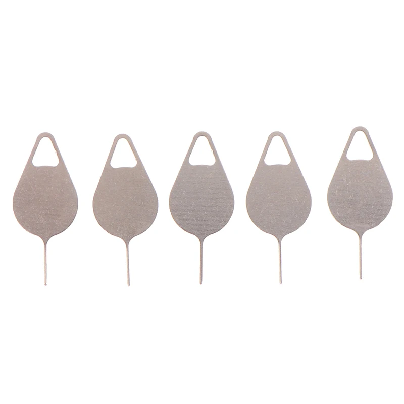 50pcs/set Sim Card Tray Removal Eject Pin Key Tool Stainless Steel Needle SIM Card Pick-up Pin Mobile Phone Accessories