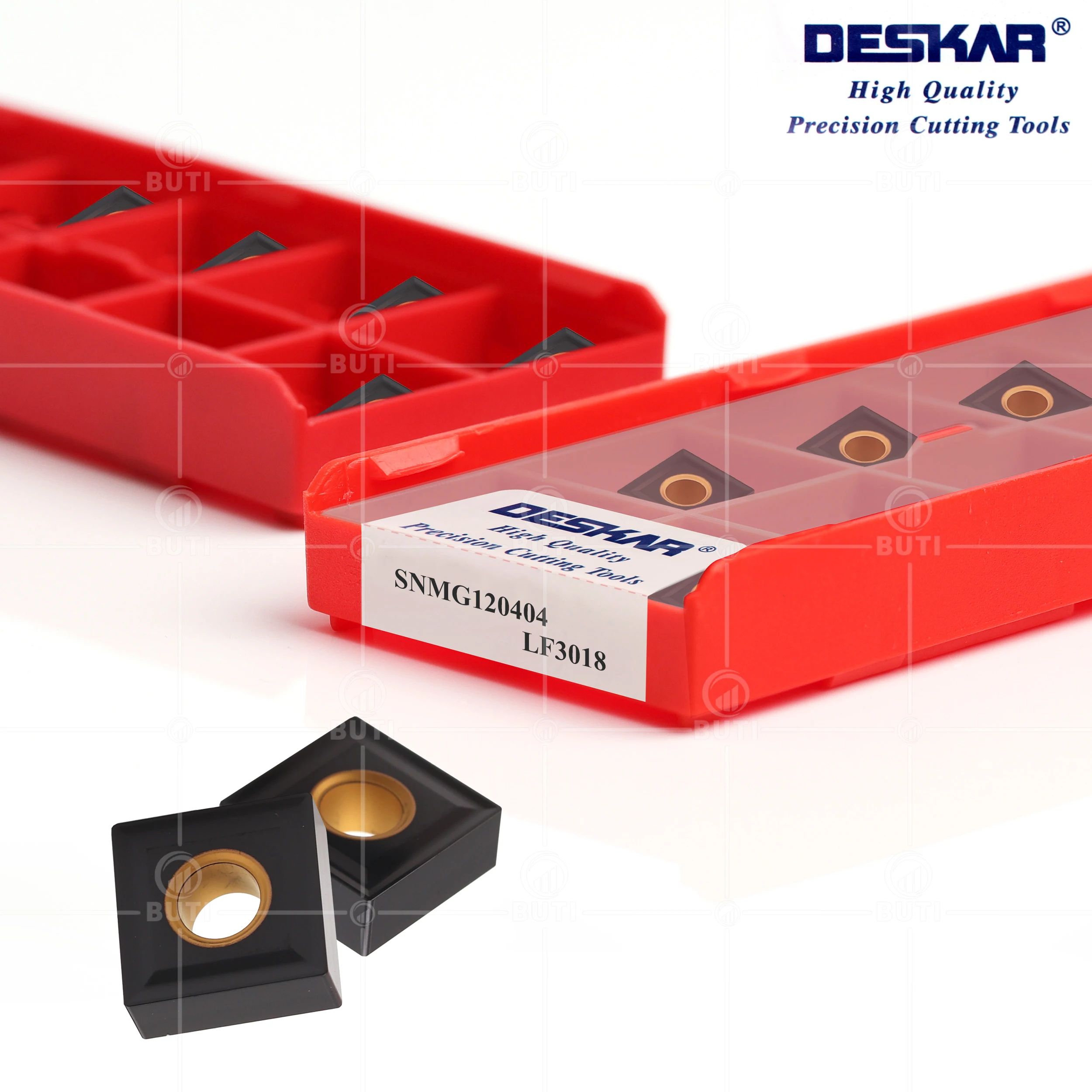 Imagem -02 - Deskar 100 Original Snmg120404 Snmg120408 Lf3018 Cnc Torno Cortador de Corte Carboneto Insere Ferramentas de Torneamento Externas para Ferro Fundido