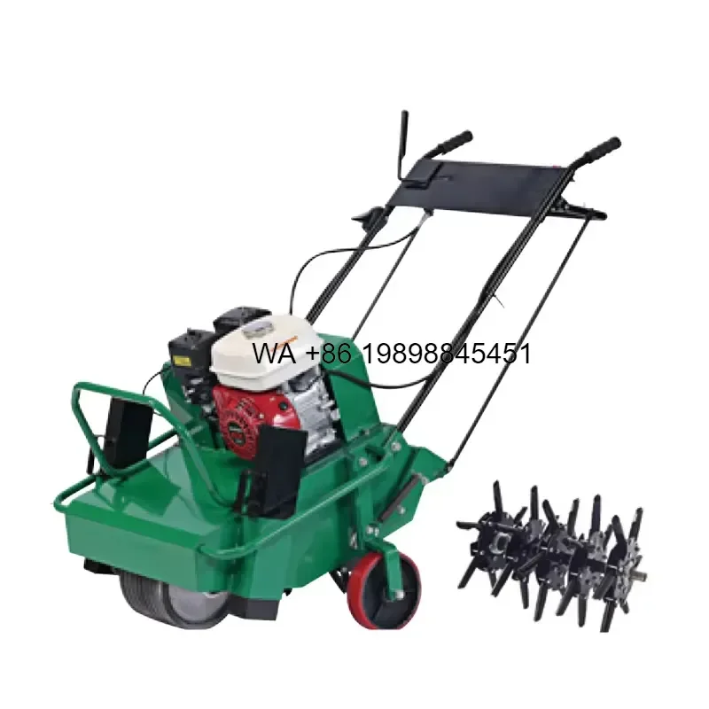 Wmwmnu for Hantechn Gas Multi Tool Garden Aerating Grass Turf Drain Hollow Tine Lawn Aerator