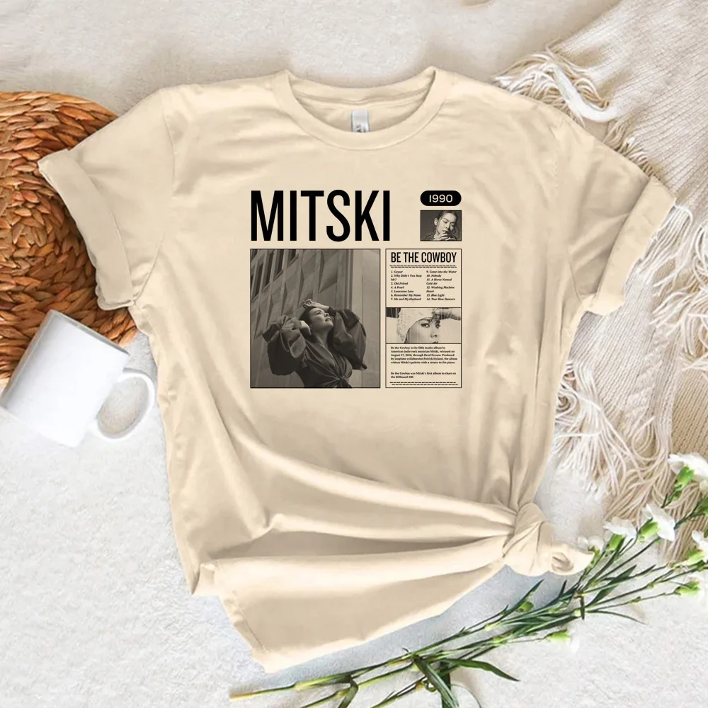 Mitski tshirt women streetwear comic funny Tee girl harajuku clothes