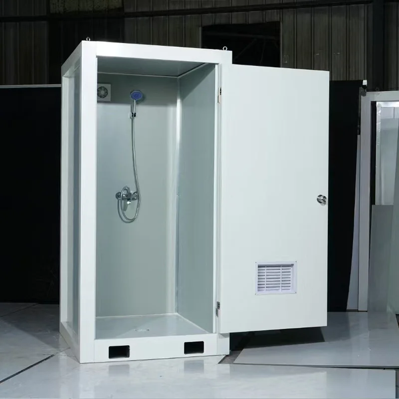 Picture 7: 2026 Prefabricated Outdoor Bathrooms Modular Portable Worker Sanitation Toilet and Shower Room Mobile Construction Site Restroom