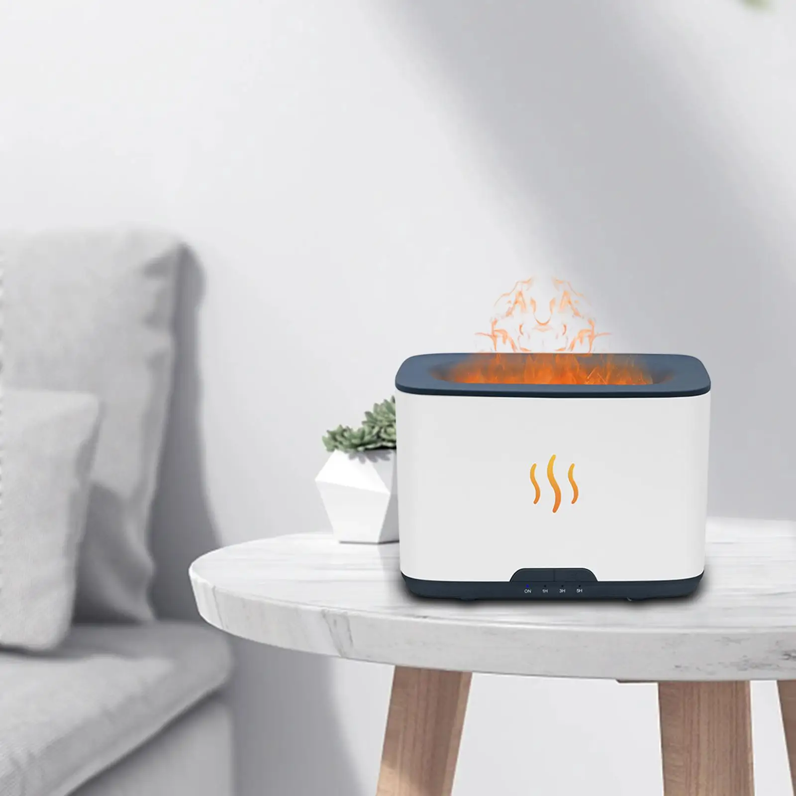 Umidificatore dell'aroma dell'umidificatore della nebbia del diffusore dell'aroma della fiamma per la camera da letto dell'auto