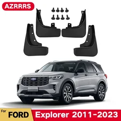 Mudflaps para ford explorer 2011-2023 u502 u625 mud flaps respingo guarda pára-lamas dianteiro traseiro fender styline acessórios do carro