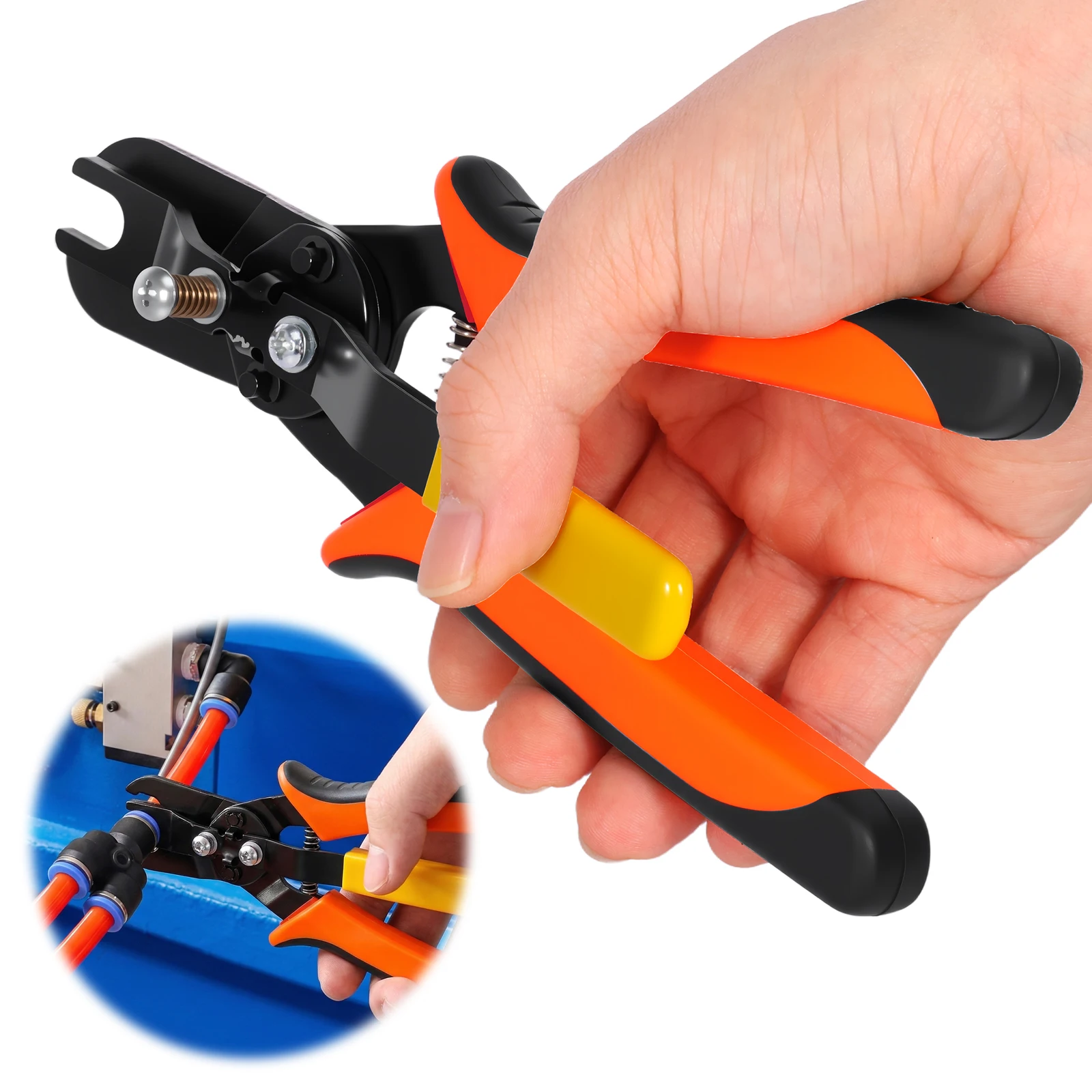 Pneumatisches Trennwerkzeug-Set, Werkzeug zum Entfernen von Push-to-Connect-Armaturen, Schnellentkopplungszange für Luftschläuche zur Wartung – Detail 1