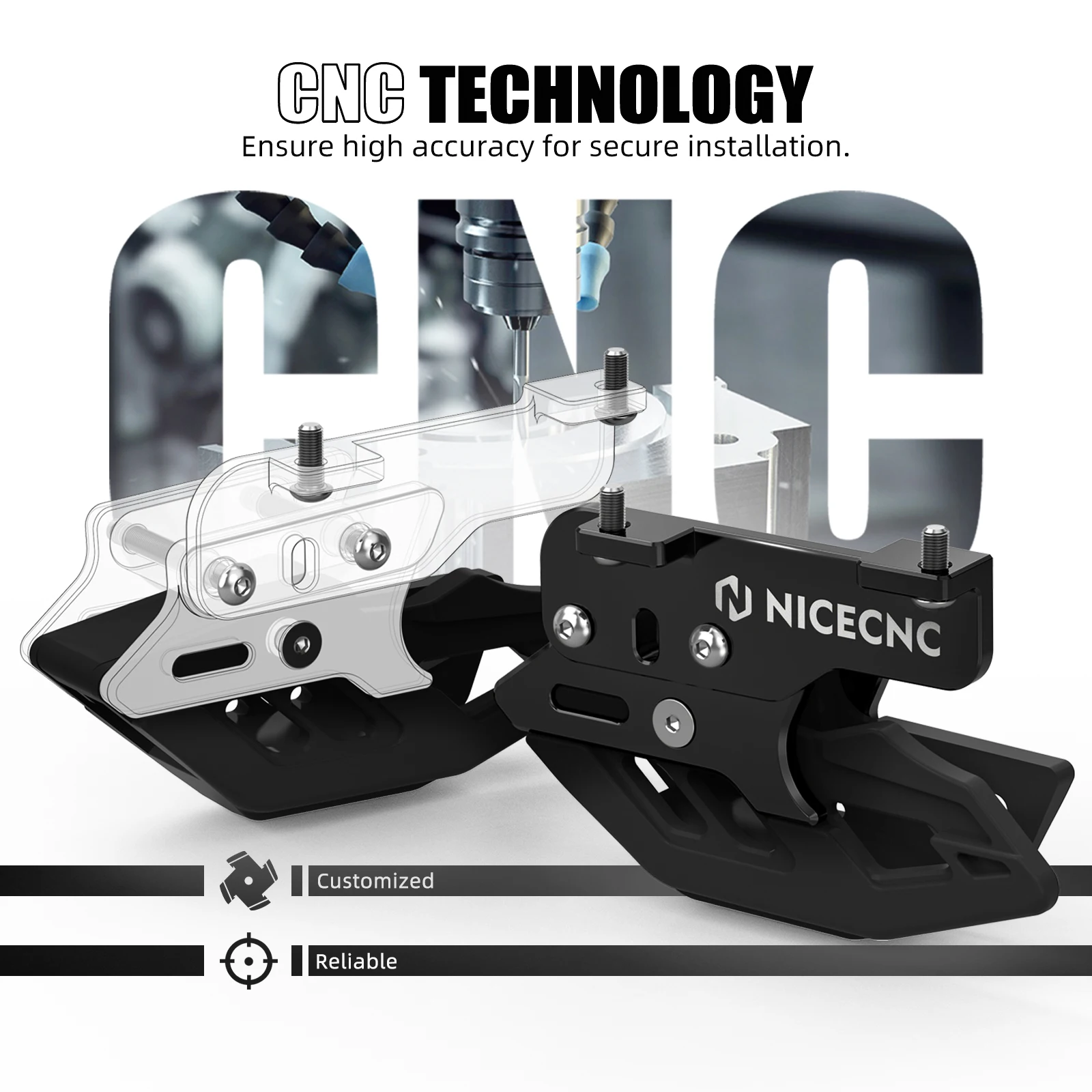 NICECNC For Yamaha Tenere 700 2019-2024 Motorcycle Chain Guide Cover Tenere 700 World Raid XTZ700 T700 Tenere 700 Accessories - Image 6