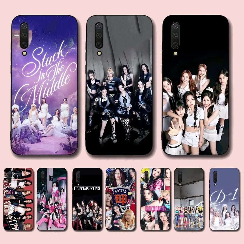 Kpop BABYMONSTER Phone Case For Xiaomi Mi 5X 8 9 10 11 12 Lite Pro 10T PocoX3pro PocoM3 Note 10 Pro Lite