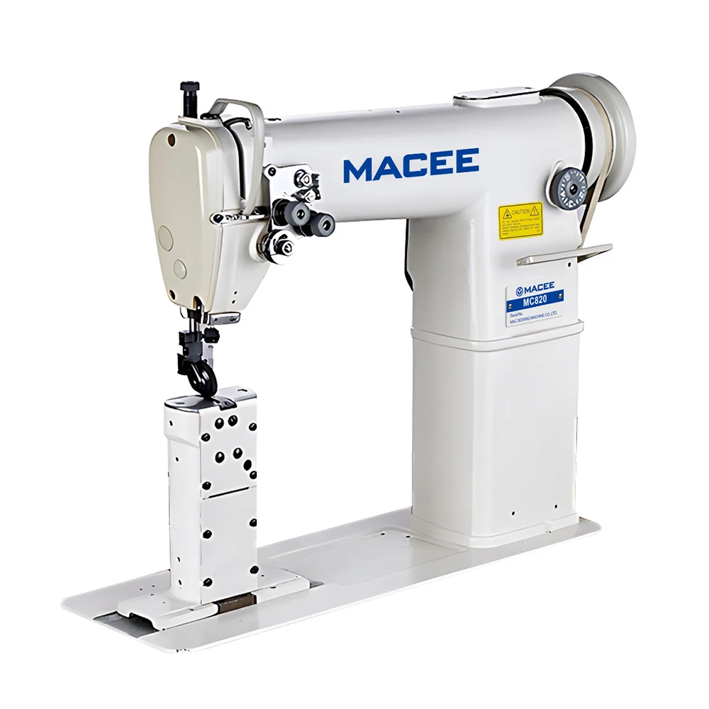 

MC 820 Double Needle Post Bed Lockstitch Sewing Machine for Shoes Leather