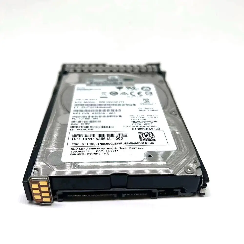 Disque dur compatible avec HP, MM1000GFJTE, 832510 K SATA DS, 1 To, 7.2, 656108-001