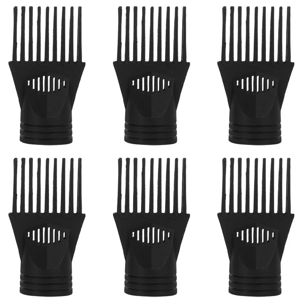 

6Pcs Hair Dryer Comb Attachment Blow Dryer Universal Nozzle Replacement for Home Salon Hair Styling Tools Hairdryers