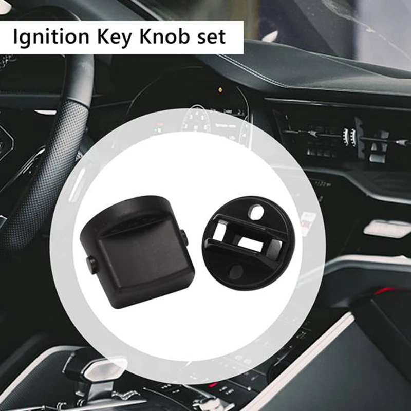 Ignition Key Knob Push Turn Switch Key Ignition Knob Set For Keyless Entry Mazda Speed 6 CX7 CX9 Replace D461-66-141A-02